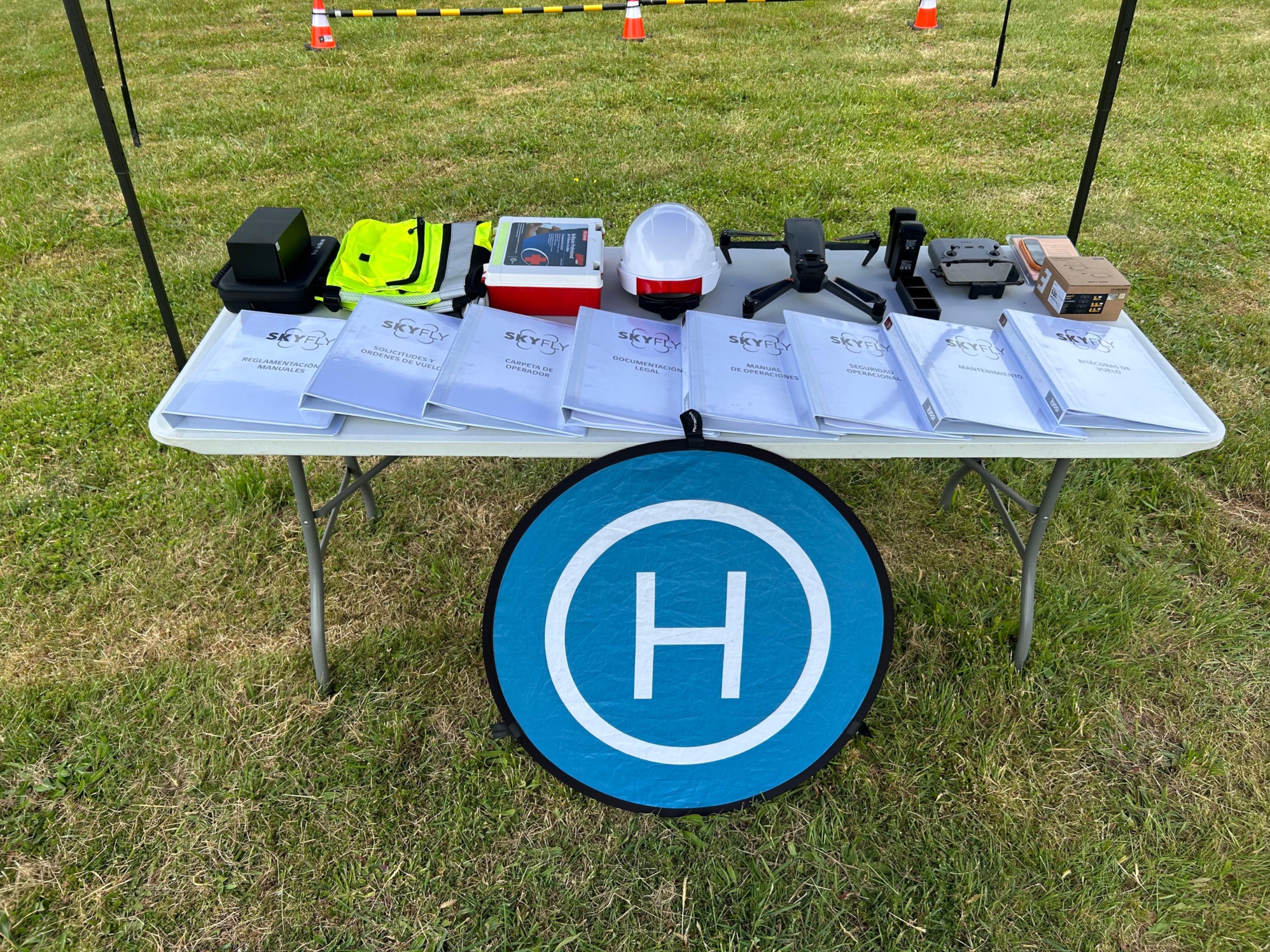 Entrenamiento de pilotos de drone en el sur de Chile