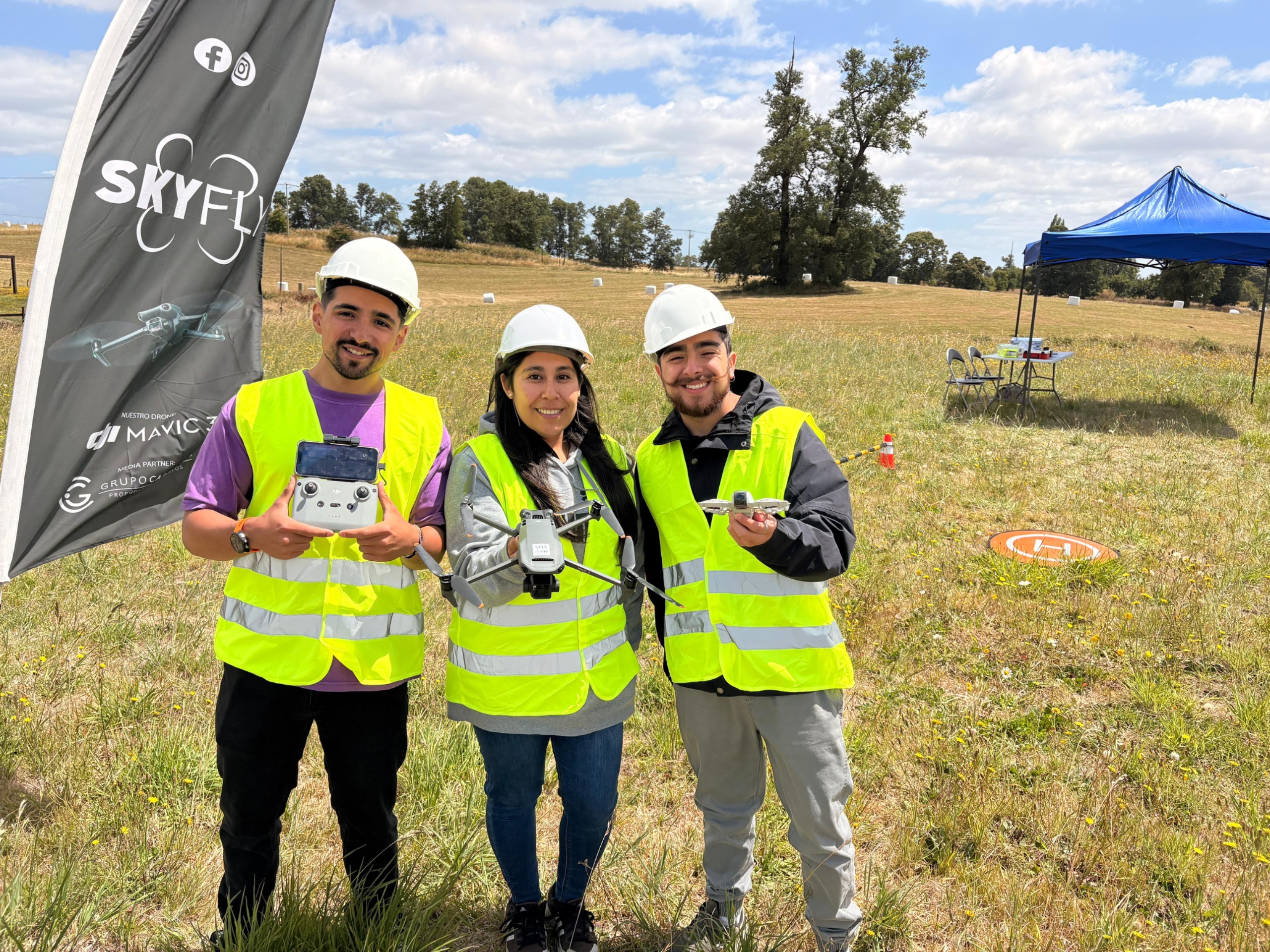 Instrucción de pilotaje de drones RPAS en terreno